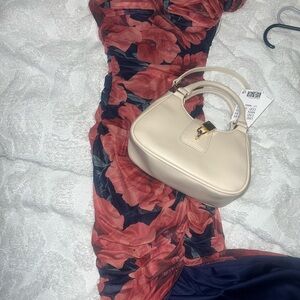 Windsor Navy and Coral Dress